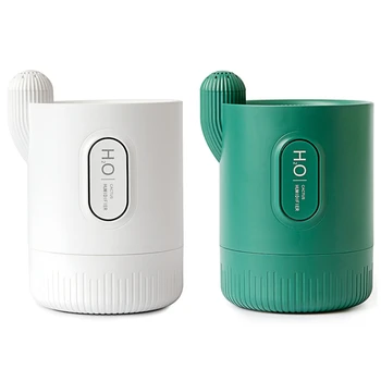 

hot sale 330Ml Cactus Air Ultrasonic Humidifiers with Night Light Mist Maker Aromatherapy Diffuser Mist Maker for Home Car