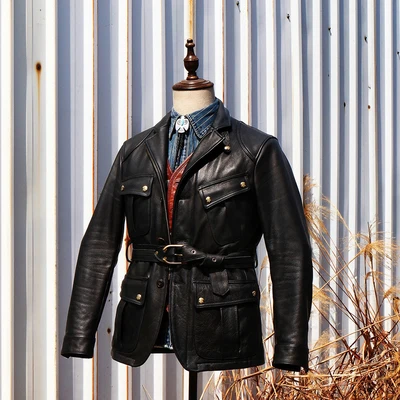 おすすめネット 【King gnu常田】80s? leather coat レザージャケット