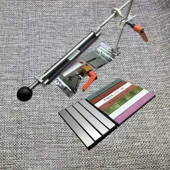 

re-equip Ruixin Pro Knife sharpener system Reversal Knife Clip 360 degree Rotating clamp Improved cross slider diamond stone