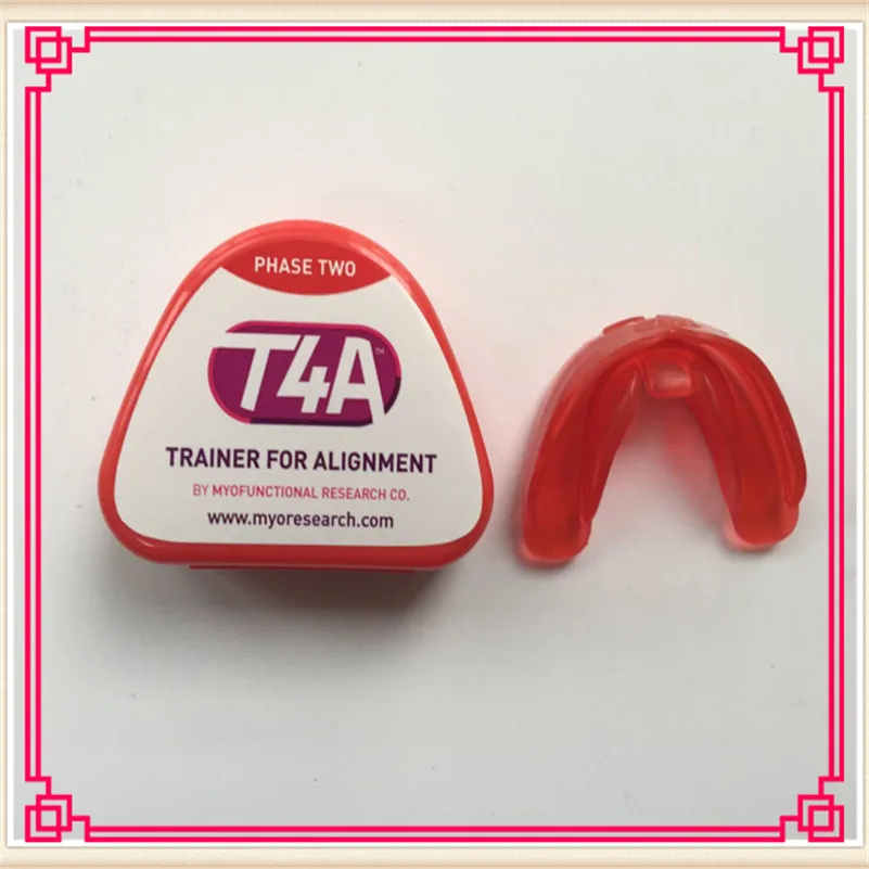 

Myobrace T4A trainer for Orthodontic teeth appliance/Myobrace Orthodontic trainer T4A Phase II/T4A red trainer