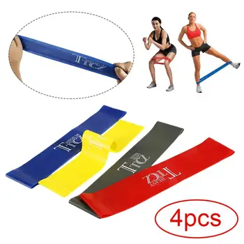 

2020 Yoga Resistance Band Exercise Loop Bands Fitness Loop Stretch Band Band Gym Equipment Training Exercise Latex Band