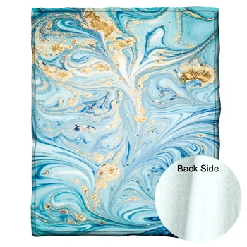 

Soft Warm Flannel Air-conditioning Blanket 1-tier Printing Home Office Casual Nap Cover Blanket Portable Travel Warm Blanket