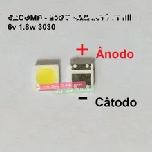 10000 шт. светодиодный Подсветка высокое Мощность светодиодный 1,8 Вт 3030 6V холодный белый 150-187LM PT30W45 V1 ТВ Применение 3030 smd светодиодный Диод светодиодный
