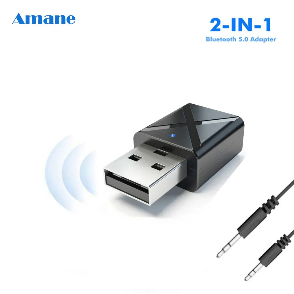 Беспроводной Bluetooth 5 0 аудио приемник передатчик мини стерео AUX RCA USB 3 мм разъем