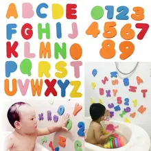 

36Pcs/Set Alphabet Letter Arbic Numrals Bath Foam Puzzle Educational Kids Toy non-poisonous New