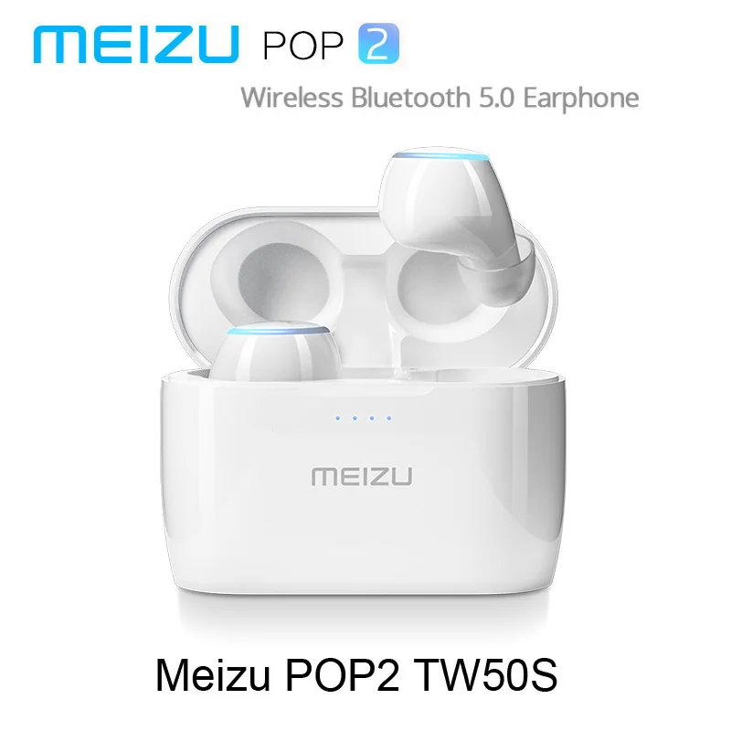 Meizu POP2 TW50s настоящие беспроводные наушники Bluetooth 5,0 TWS IPX5 водонепроницаемые наушники-вкладыши Meizu POP 2 - Цвет: POP 2 TW50S