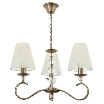 

Decorados-058253015-Elegante 3 lights made of metal leather screens beige