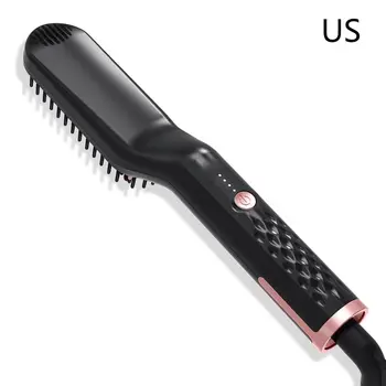 

3 in 1 Multifunctional Hair Comb Brush Beard Straightener Hair Straighten Comb 27RB