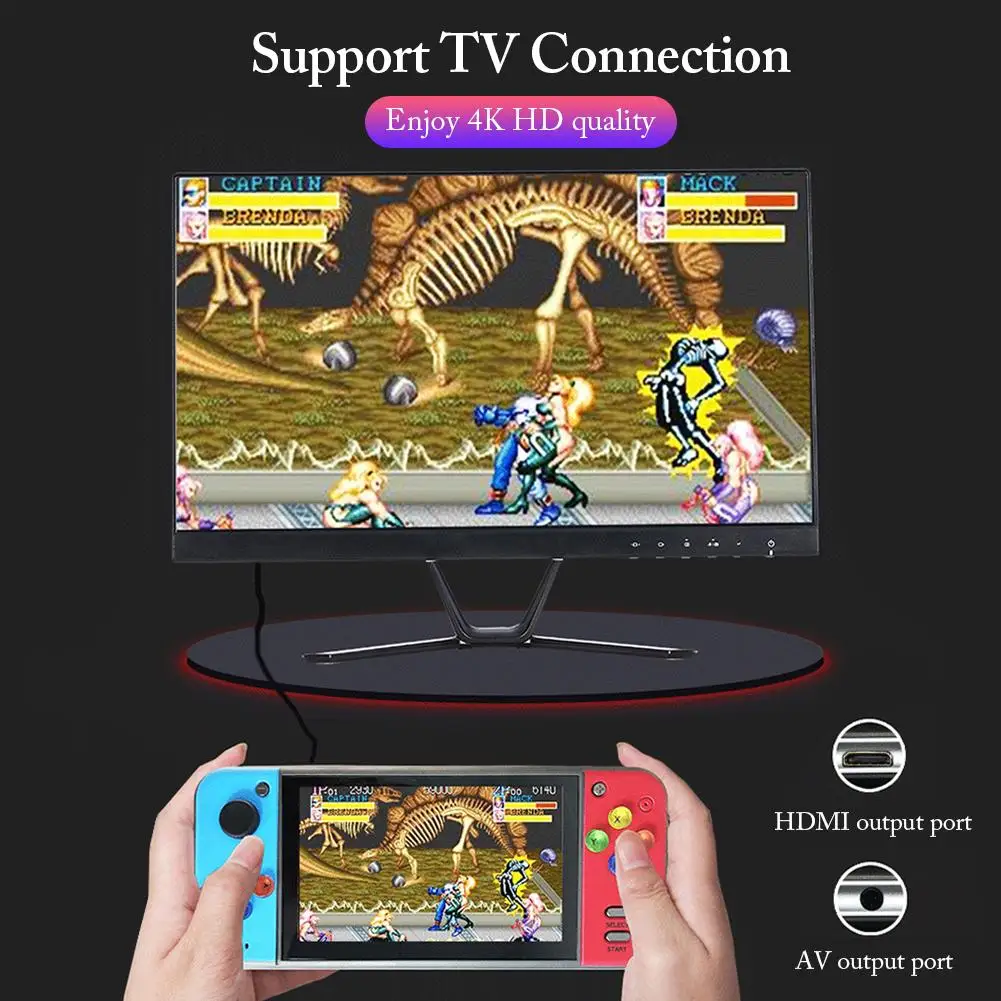 X7 Ретро портативная игровая консоль 8G экран памяти игровой плеер ручное игровое устройство для классических любителей игр