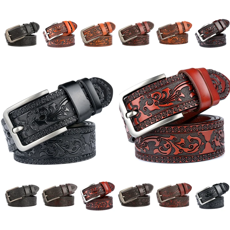 Men's Canvas Belt Double-ring Buckle Hickened Outdoor Plus Long Cloth Waistband 14Colors 110-150cm Length 4cm Width