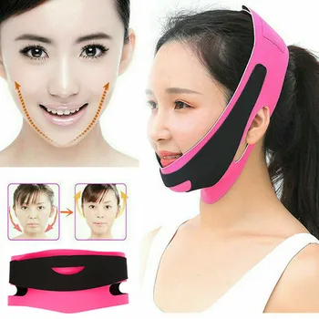

Face Slim V-Line Lift Up Mask Cheek Chin Neck Slimming Thin Belt Strap Beauty Delicate Facial Thin Face Mask Slimming Bandage