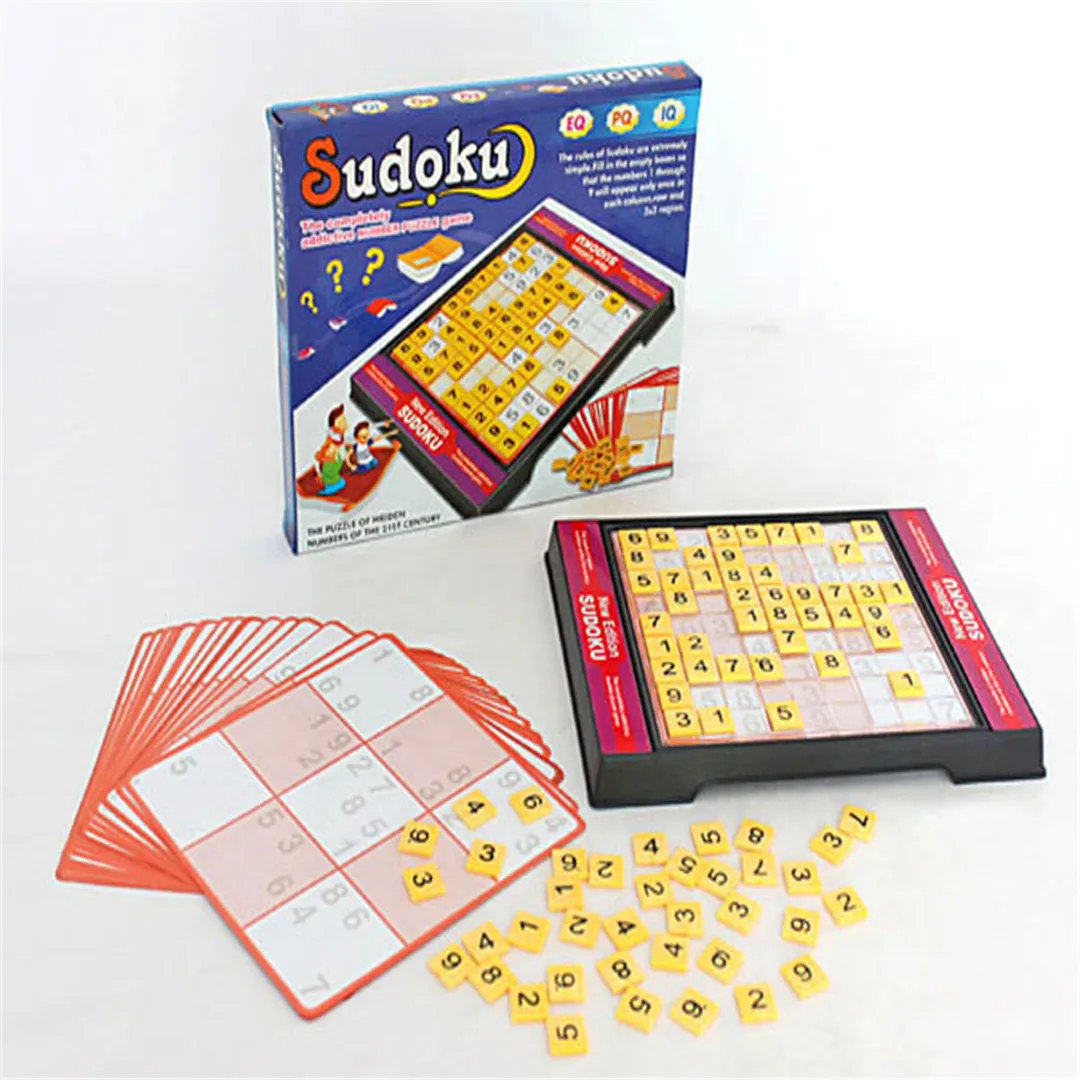 

Board Game Educational Toy shu du qi Drop-resistant Withstanding Voltage Wearable Sudoku Sudoku Game Toy Intelligence Game Chess