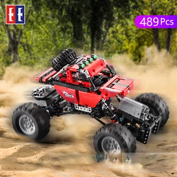 

2.4Ghz RC Car Off-Road Racing Motor Power Function Fit Lepinings Technic City Building Blocks Bricks Boys Gift Toys