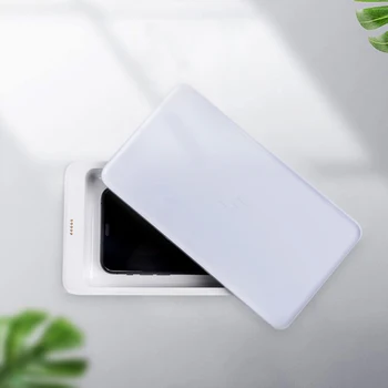 

FIVE Wireless Charging Ultrasonic Cleaner Sterilizing Box Multifunctional UVC LED Sterilization for Cellphone Jewelry Bracelets