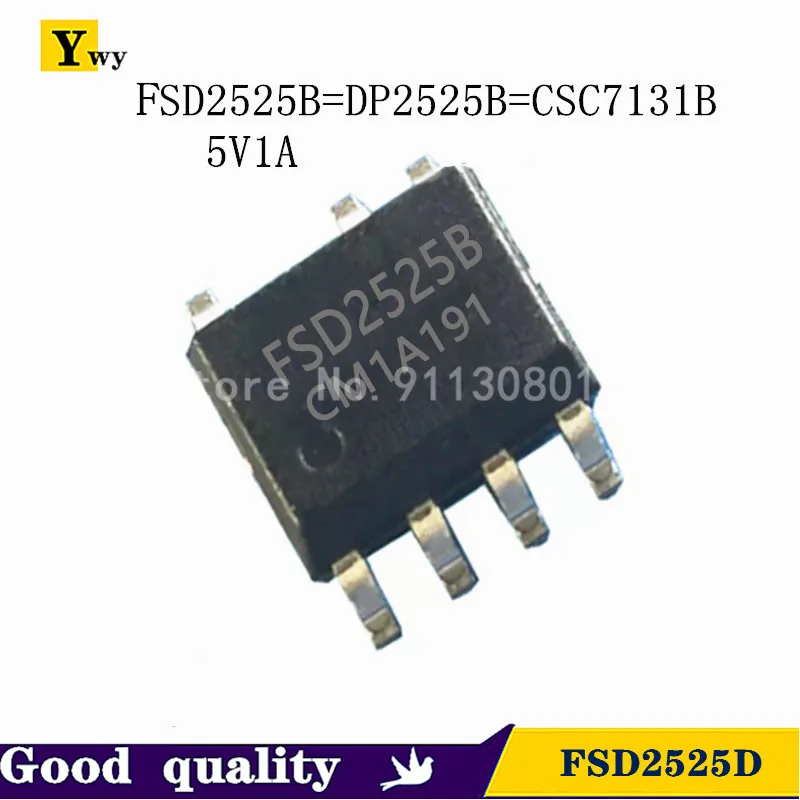 

20pcs FSD2525B can replace DP2525B HA8121 S9111CA CSC7131B SOP-7 original