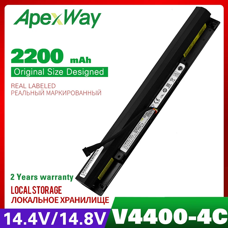 14 4 V ноутбук Батарея для lenovo V4400 никласом Ideapad 100-15IBD (Ideapad 100 80QQ) TianYi100-14 TianYi100-14IBD L15S4A01