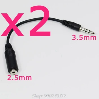 

3.5mm Male to 2.5mm Female Audio Plug Adapter Converter S05 20 Dropship