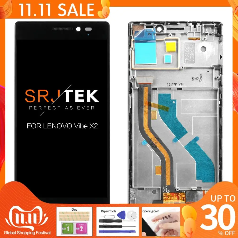 Оригинальный 1920x1080 5 0 ''для LENOVO Vibe X2 ЖК-дисплей сенсорный экран дигитайзер
