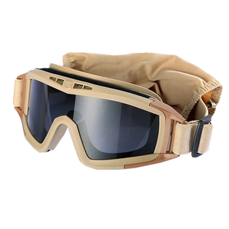 

Tactical Goggles Military Shooting Sunglasse Motorcycle Army Airsoft Paintball Dustproof Wind-Proof And Impact-Resistant