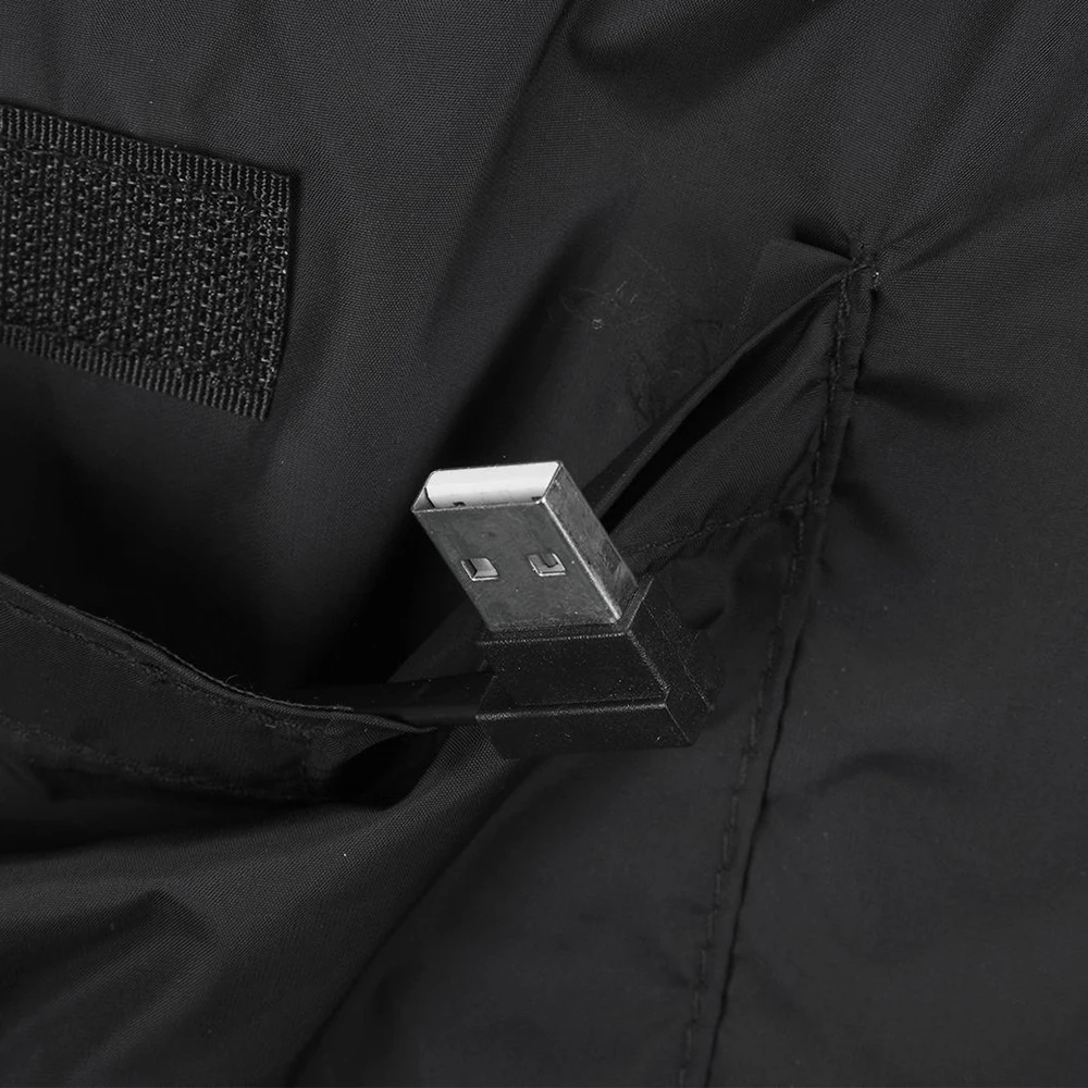 IronJia новая мотоциклетная куртка USB Инфракрасный Электрический нагревательный мужской зимний тепловой жилет мотоциклетный Электрический жилет