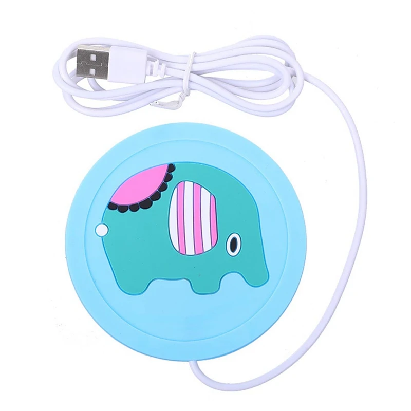 Креативный согревающий коврик для чашек с USB питанием нагревательный коврик милый мультяшный теплый коврик Домашний офис молочный напиток кофейная нагревательная подставка