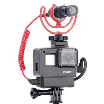 

Dustproof Parts Camera Sports Camcorder Hero 7 6 5 Cold Shoe Home Extend Microphone Port Electronic Protective Case