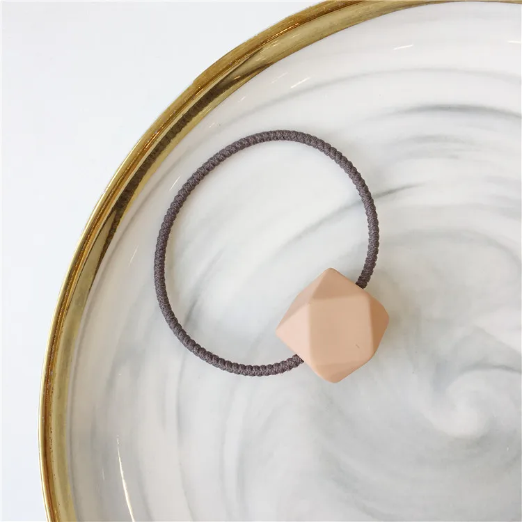 Chocolate Beans Four-piece Set Hairband Knot Hairband Hair Band Headband Simple Versatile South Korea Headdress Super Elastic Be