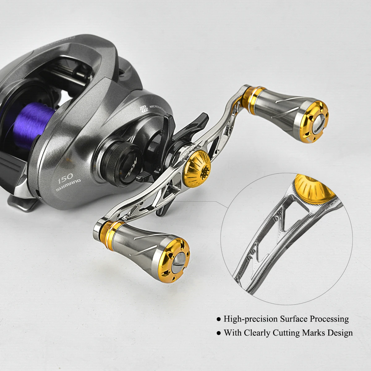 И Mech suspension Gomexus CNC tuning reel силовая ручка клубок 7th* мм Стелла Abu Garcia Daiwa$* фигура мм Приманка литья Катушка требования, описание как