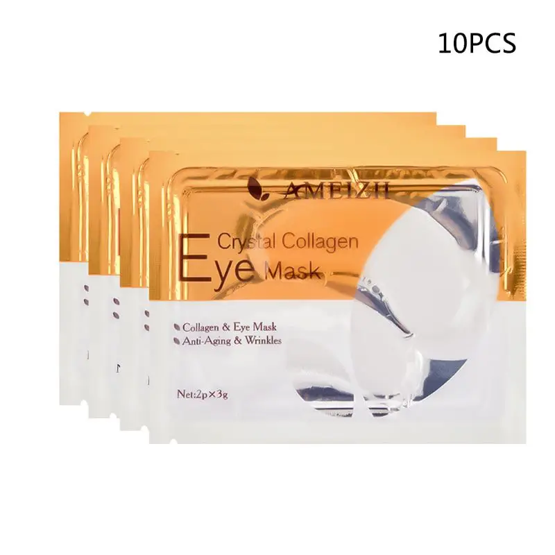 10 пар кристальных коллагеновых масок для глаз удаляющих темные круги против