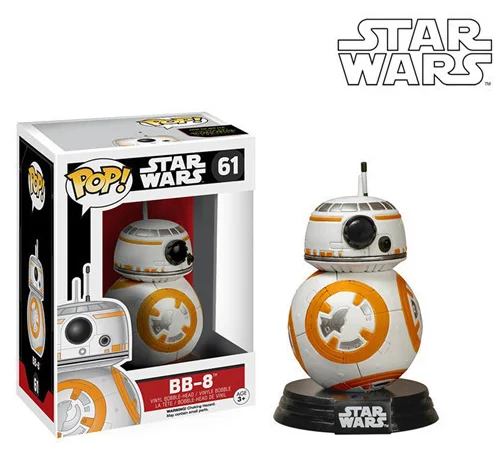 Funko поп Звездные Войны История ПВХ фигурка Коллекционная модель игрушка кукла для детей подарок на день рождения - Цвет: 61 with box