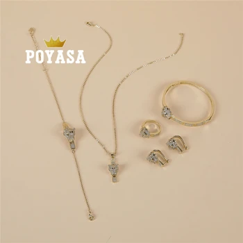 

2020 June Caftan wedding jewelry set for women fashion jewelry set copper high quality jewelry set