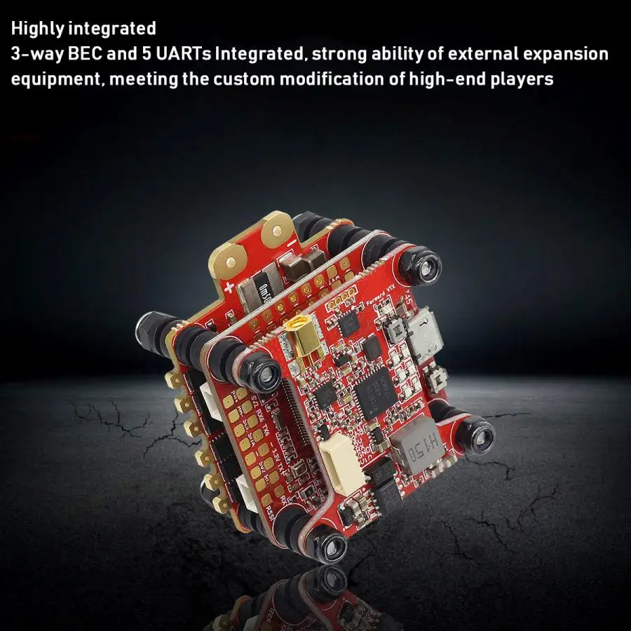 Для HGLRC FD F7 Dual Gyro 60A 3-6S BL32 4 в 1 VTX 400MW стек+ FD60A ESC+ вперед VTX RC игрушка аксессуар