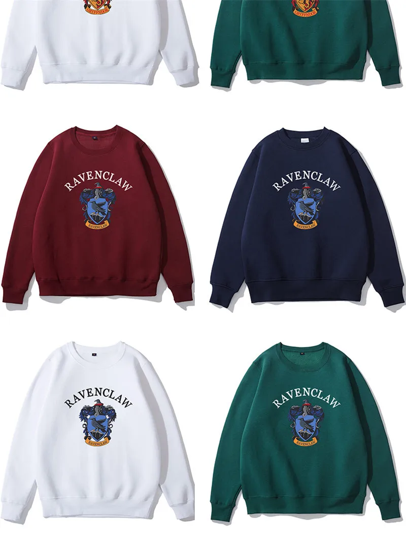 Ravenclaw Толстовка для косплея Гриффиндор джемпер свитер Гермиона Грейнджер Слизерин форменная Толстовка костюм Hufflepuff джемпер шарф