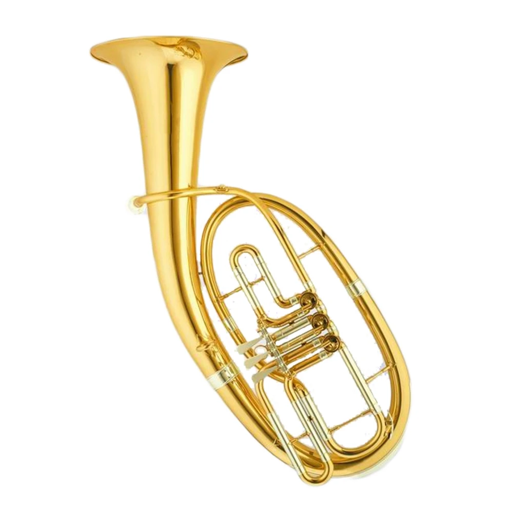 Gold lacquer Tone Bb Rotary Baritone horn