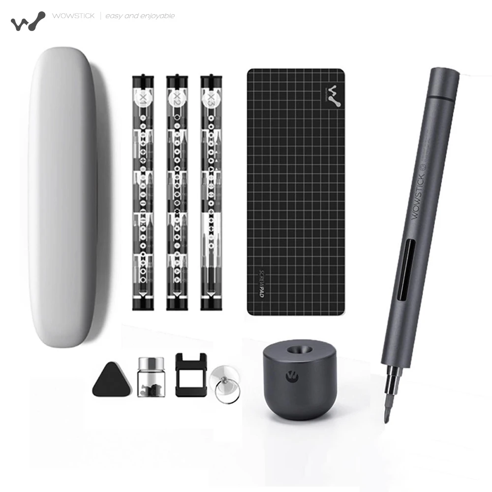 Wowstick 1F + 64 в 1 электрическая отвертка Беспроводная литий-ионная зарядка 3