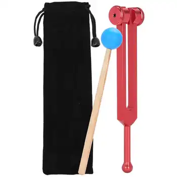 

C194.18 Aluminum Alloy Tuning Sound Healing Therapy Fork Tuning Fork Wood Hammer Ball Set