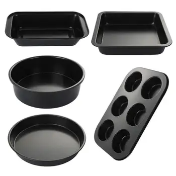 

1 Set/5pcs Portable Durable Convenient Useful Practical Baking Tools Baking Mold Kit Cake Baking Supplies for Indoor Inside Home