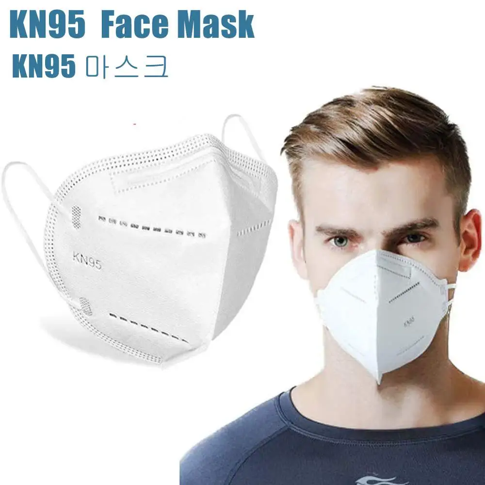 

KN95 Mask N95 Masks Particulate Respirator 5 Layers Anti dust nCov Flu Anti Infection PM2.5 Protective Safety Same As KF94 FFP2