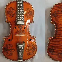 Роскошный причудливый норвежский скрипка 4/4 скрипка(4*4) для профессионального концертного исполнения#8741