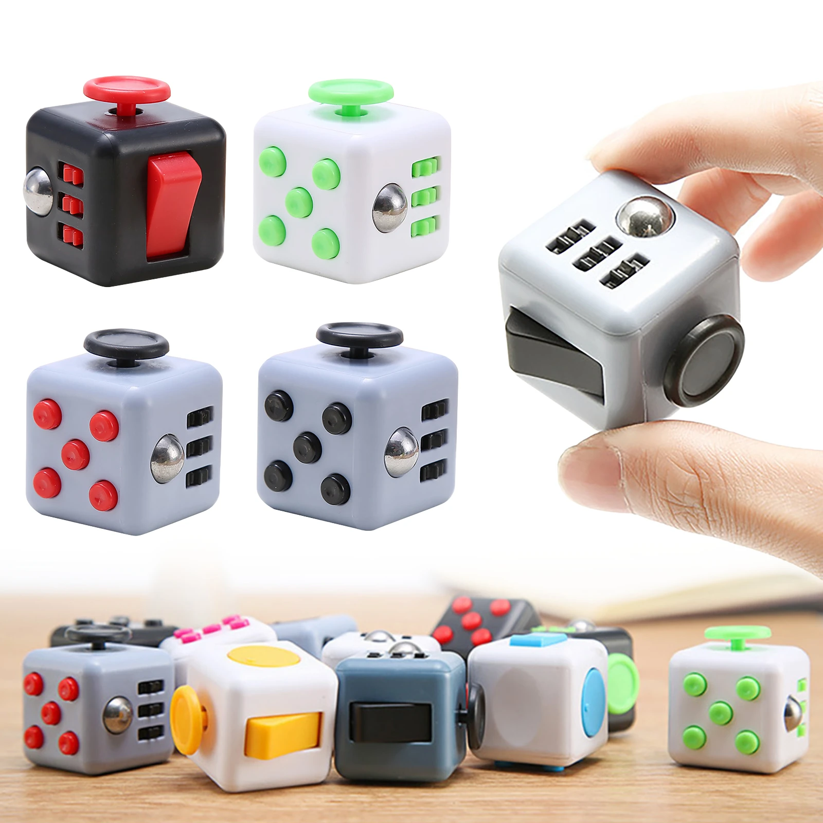 Fidget Cubos De Juegos Manual De 12 Lados Cubo Infinito 