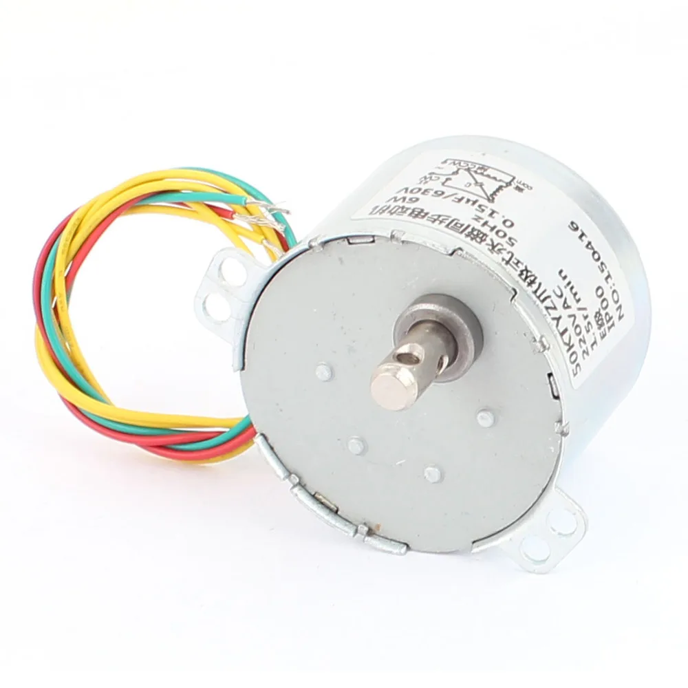 Uxcell-Newest-AC-220V-CCW-CW-Direction-1-5RPM-6W-7mm-Shaft-Dia-Synchronous-Motor-with