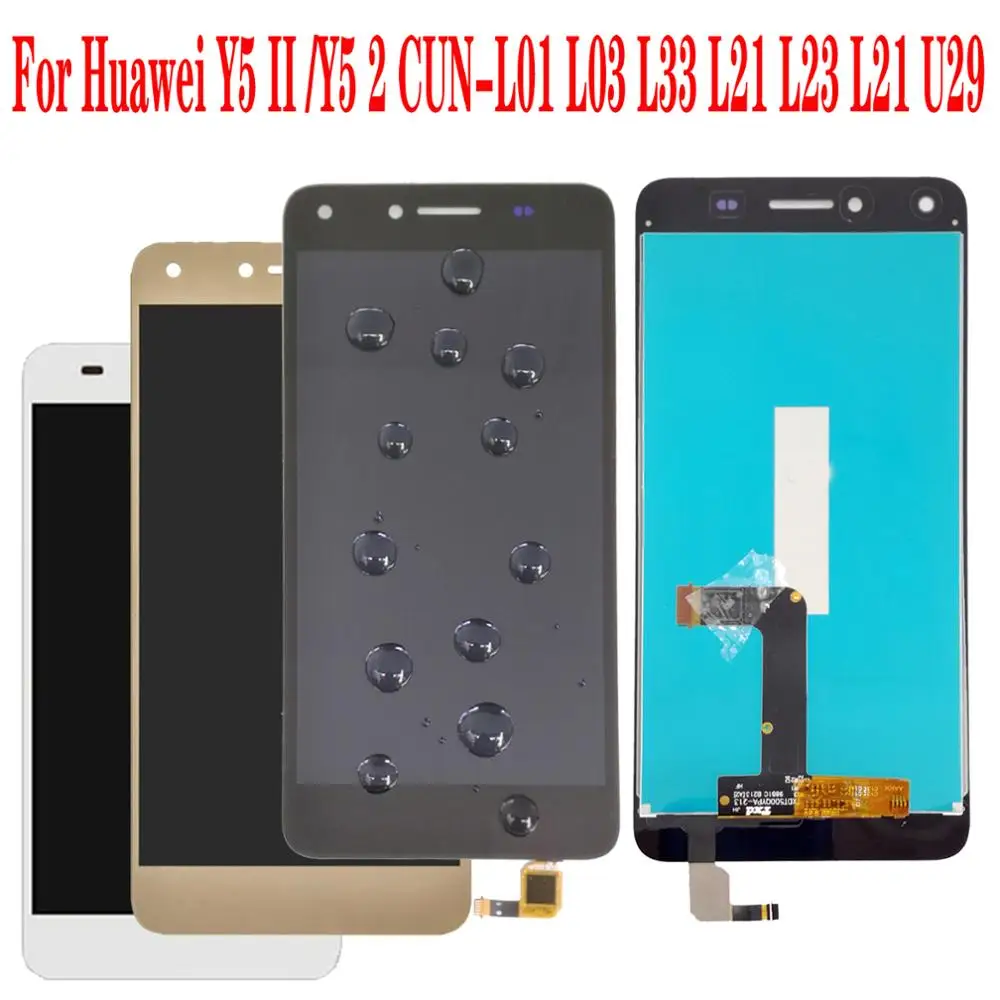 Shyueda IPS AAA + для Huawei Y5 II / 2 /Honor 5 CUN-L01 L03 L33 L21 L23 U29 ЖК-дисплей сенсорный экран дигитайзер