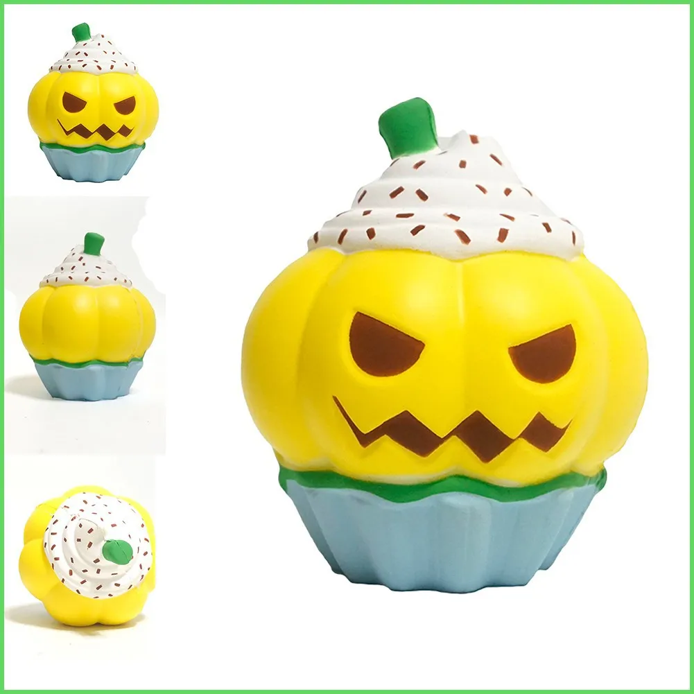 Zhenwei 1 шт. Pumkin Iceream Squeez подарок на Хэллоуин ПУ медленно-отскакивающие игрушки стиль мягкое мороженое игрушки мягкое замедление роста