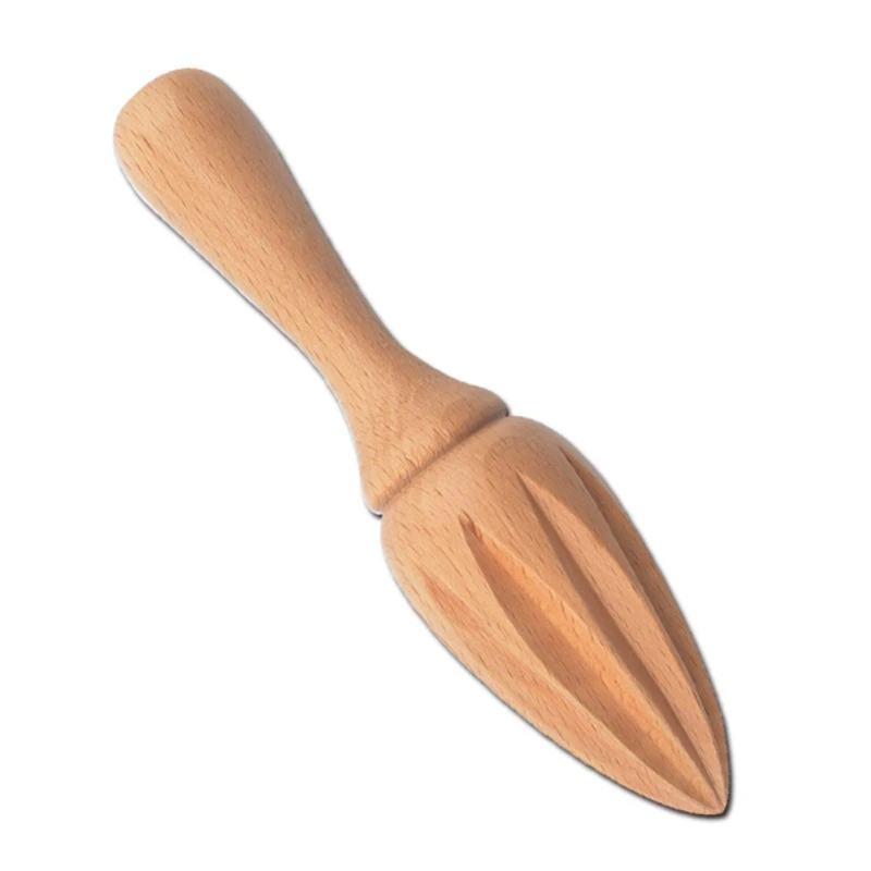 Wooden Citrus Reamer Lemon Hand Juicer Easy to Hold Kitchen Juicing Tool Manual Orange Lime Lemon Juice Reamer for Daily Home