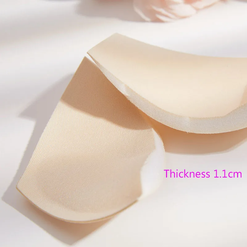 1 Pair Women Intimates Accessories Triangle Sponge Swimsuit Breast Push Up Padding Bra Foam Insert Cotton Chest Enhancers Bra Pads Inserts Bra Insert Pads