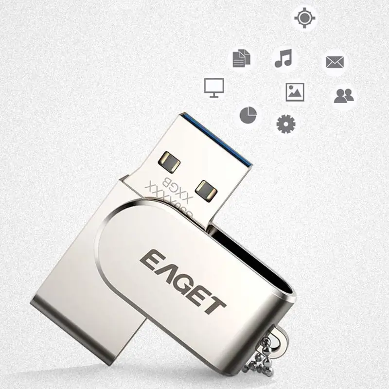 Eaget S30 32/64 usb-флэш, совместимо с ПК и смартфоном 2,0/3,0 флэш-накопитель высокого Скорость Бизнес памяти хранения данных U диск флэш-накопитель