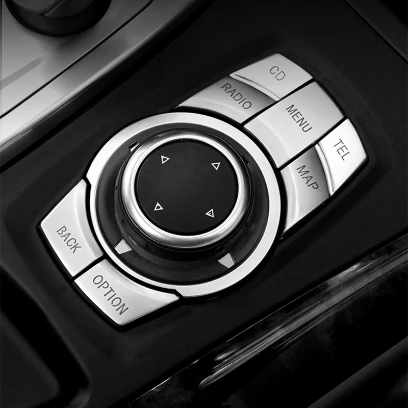 

Автостайлинг для BMW X5 X6 E70 E71 x5m x6m центральная консоль мультимедийный переключатель кнопки наклейки крышка отделка интерьер авто аксессуары