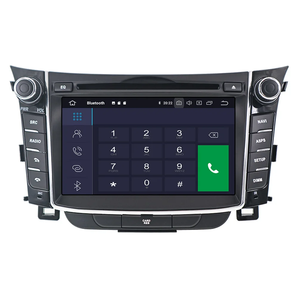 Carplay Android10 Car DVD player GPS Navigation Head unit For Hyundai I30 Elantra GT 2012+ Multimedia player radio tape recorder