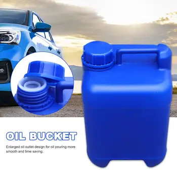 

5L/10L Plastic Fuel Can With Handle Gasoline Tank Wear-resistant Gas Fuel Container Handle Thickened Jerry Can Petrol Bucket