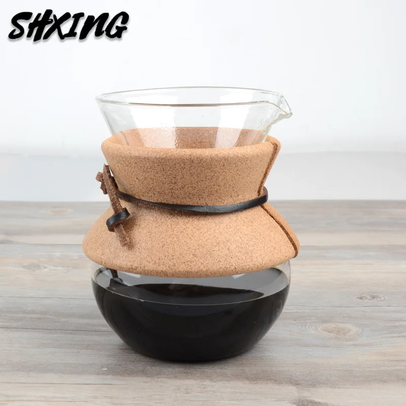 

Anti-scalding Drip Coffee Maker Hand Coffee Maker Set Cloud Pot Heat-resistant Glass Coffee Sharing Pot Household